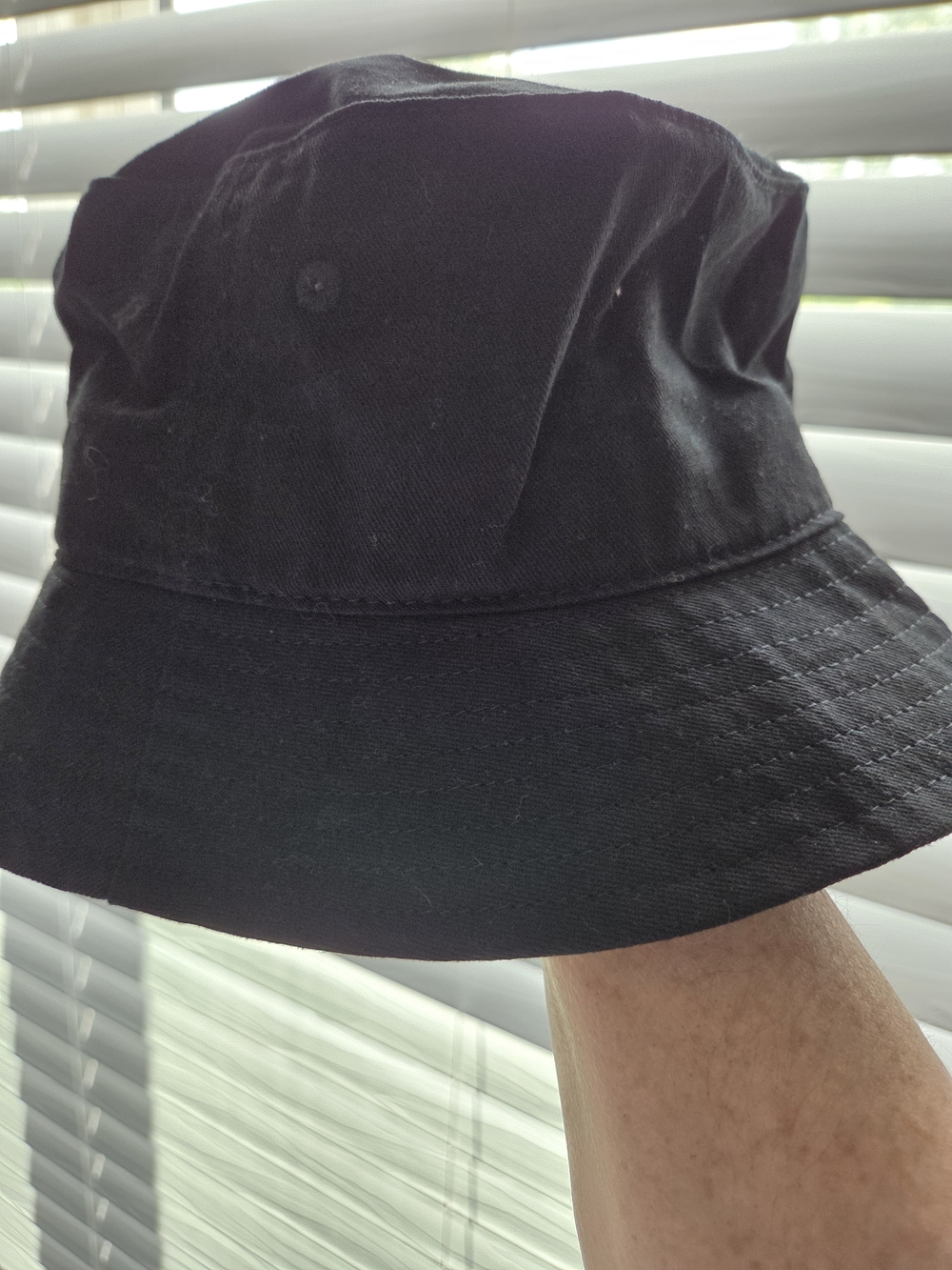 Men's Black Bucket Shorts - Unbranded